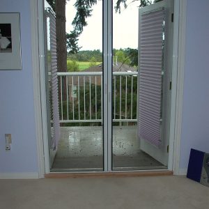 Retractable Screen French Door  kit M41- 58 to 72 W x 84 H (Inches)