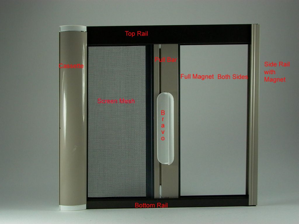Retractable Screen Single Door Custom Made As Per Size
